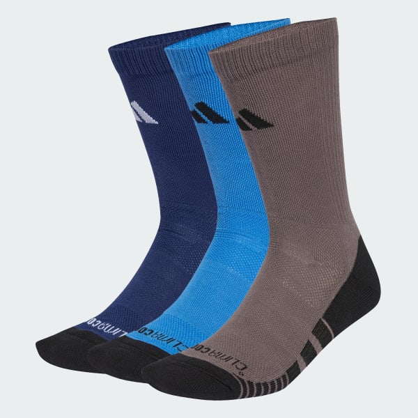Blue Performance CLIMACOOL Cushioned Crew Socks 3 Pairs