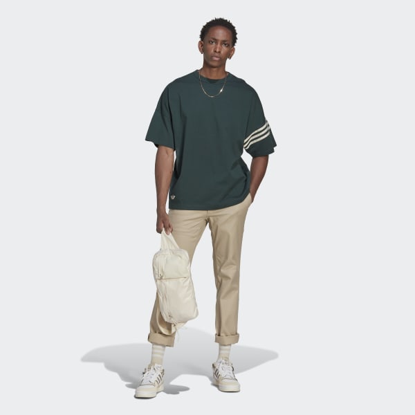 Groen Adicolor Neuclassics T-shirt DC278