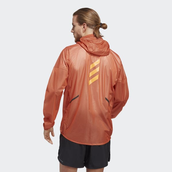 Orange Terrex Agravic 2.5-Layer regnjakke