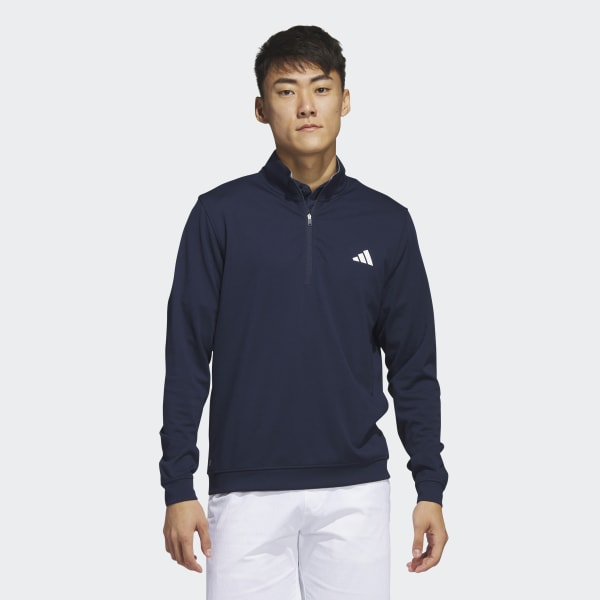 Blue Elevated 1/4-Zip Pullover