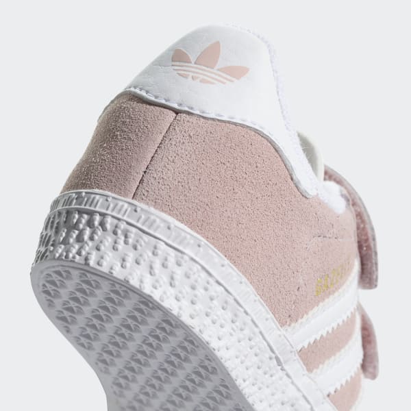 adidas Originals Gazelle Bliss Pink/Ftwr White/Gold Metallic Grade School  Girls' Shoe - Hibbett