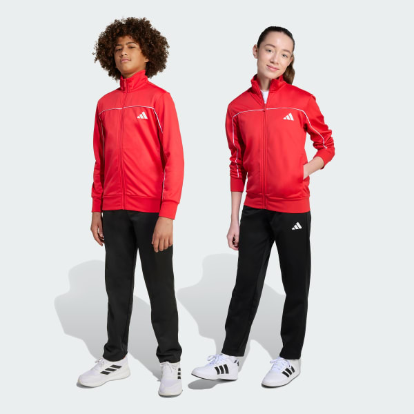 Rojo Conjunto deportivo infantil de tricot Colour Pop
