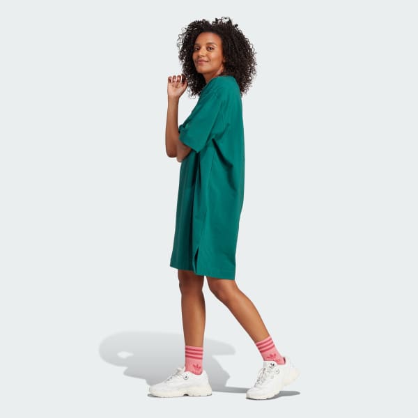 Green adidas Originals x Hello Kitty Tee Dress