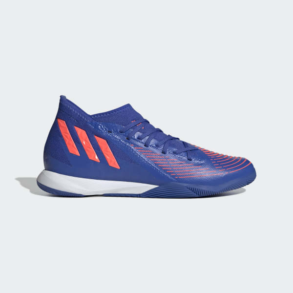 adidas Predator Edge.3 Indoor Soccer Sneakers - Blue | Free