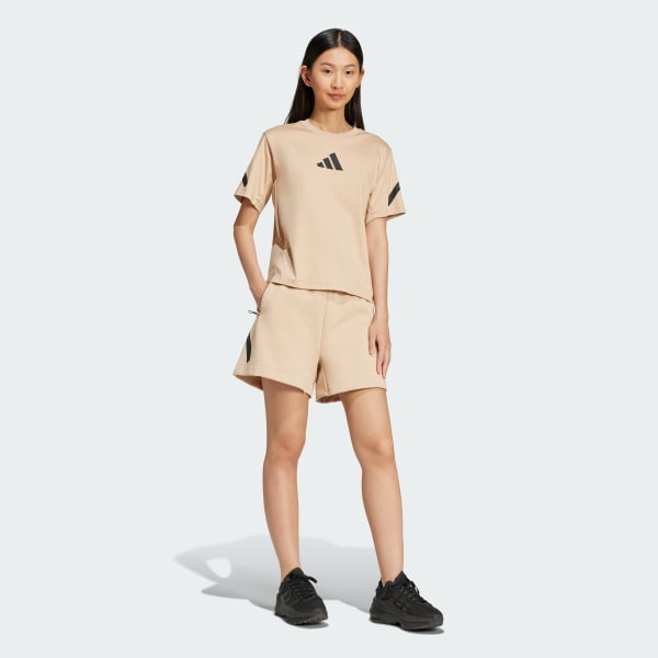 สีเบจ กางเกงขาสั้น adidas Z.N.E.