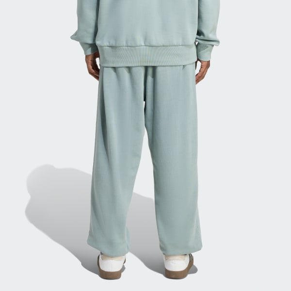 Vert Pantalon ample délavé French terry ALL SZN