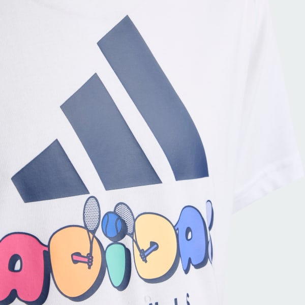 Beyaz Tennis Category Graphic Çocuk Tişörtü