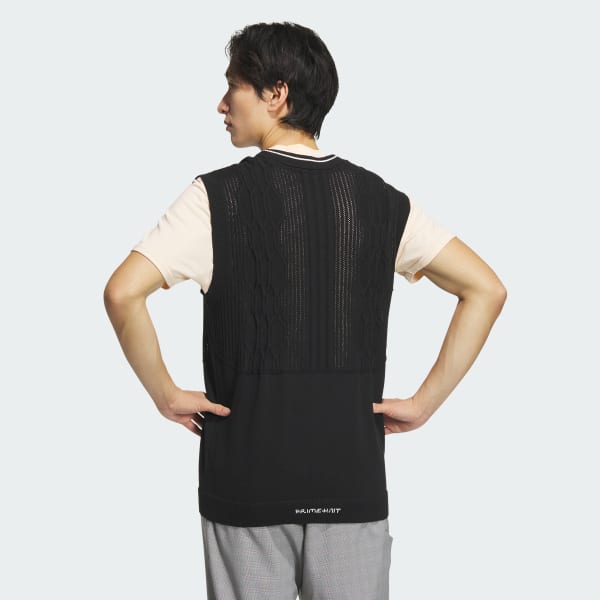 アディダス 【ゴルフ】ULT365 PRIMEKNITケーブルベスト - ブラック