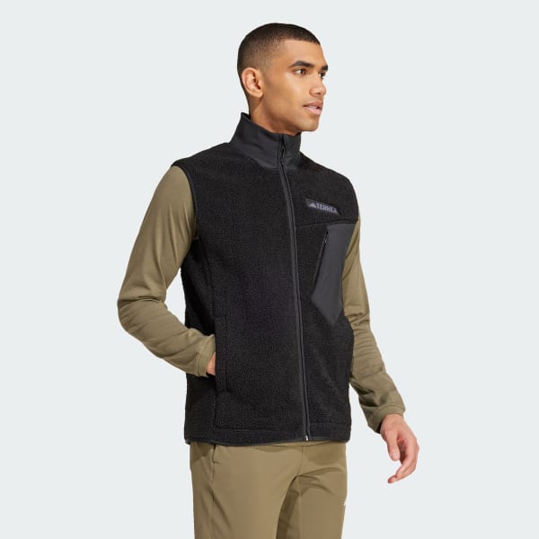 Noir Veste sans manches molleton poils longs Terrex Xploric