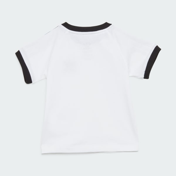 White 3-Stripes Tee Kids