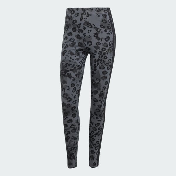 Multicolore Legging taille haute 3 bandes à imprimé animal