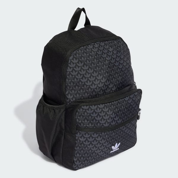 Black Monogram Backpack