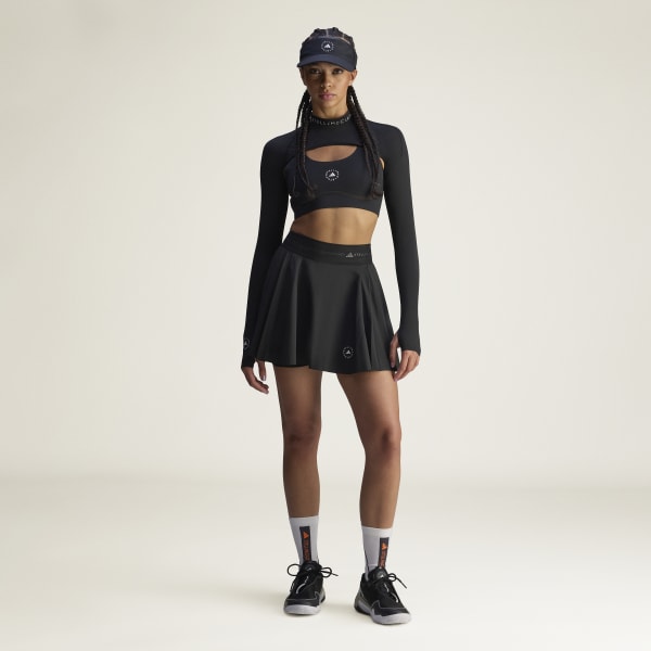 Adidas By Stella McCartney Training Pleated Skort - Black