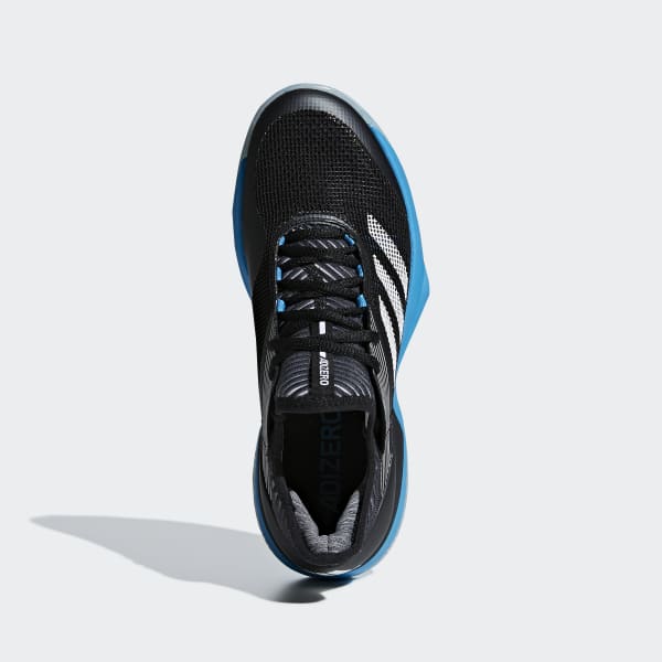 women's adizero ubersonic 3 clay tennis shoes core black and white