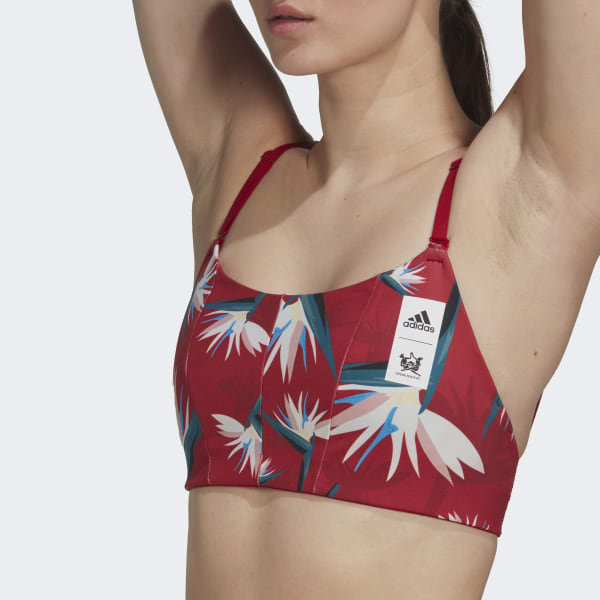 Rosso Reggiseno sportivo Thebe Magugu Studio Light-Support