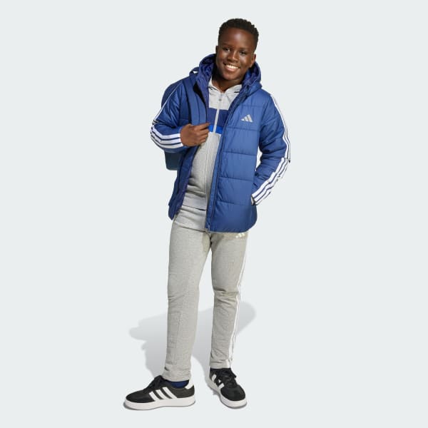 Azul Chaqueta acolchada Essentials 3 Stripes