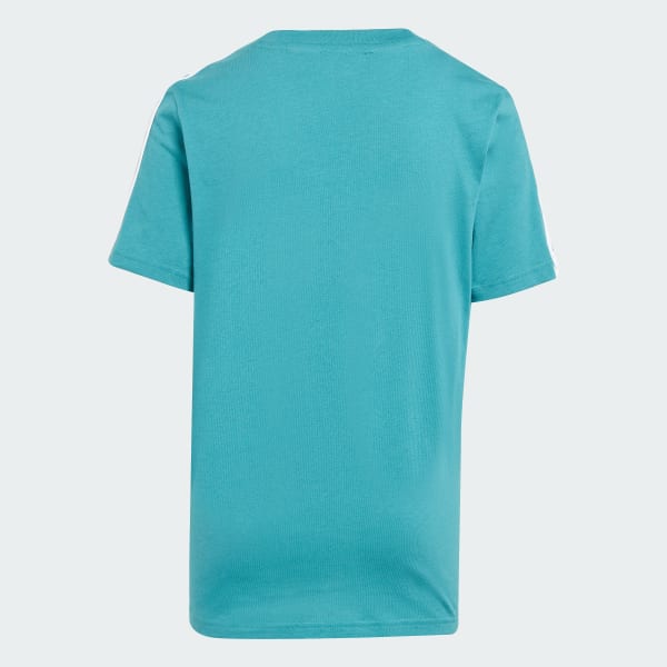 Turquesa Playera Tiberio 3 Franjas Colorblock de Algodón para Niños 