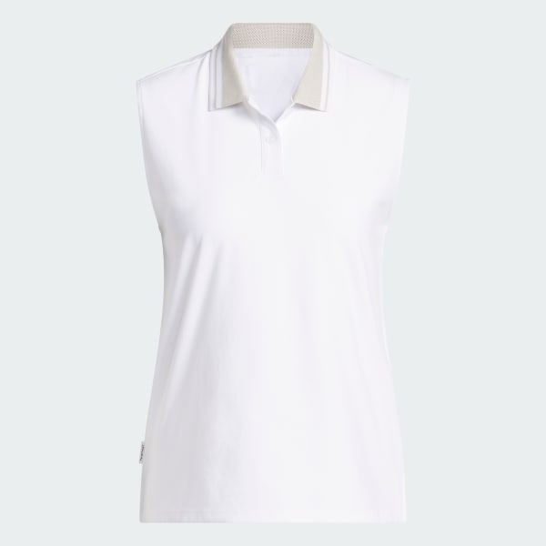 Blanc Polo sans manches Twistknit Beyond The Course
