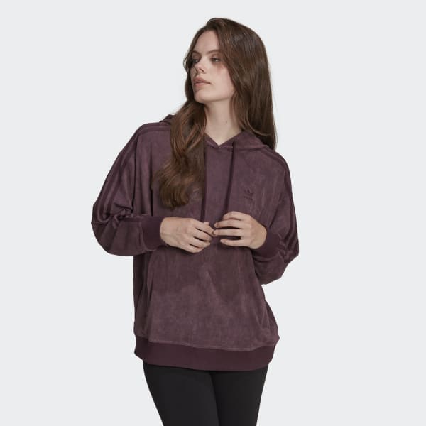 Express oversized velour hoodie 2025