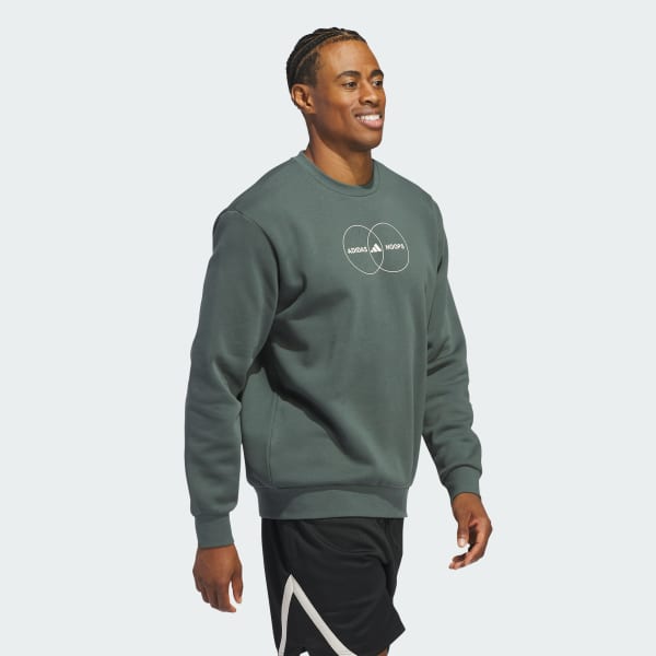 adidas Court Therapy Graphic Sweatshirt - Grey | Free Shipping with ...