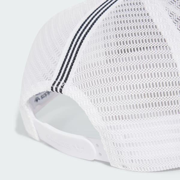 Blanco Gorra Adicolor Classic Curved Foam Trucker