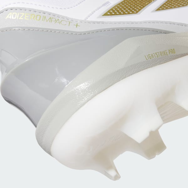 adidas Adizero Impact+ TPU Cleats - White | Free Shipping with