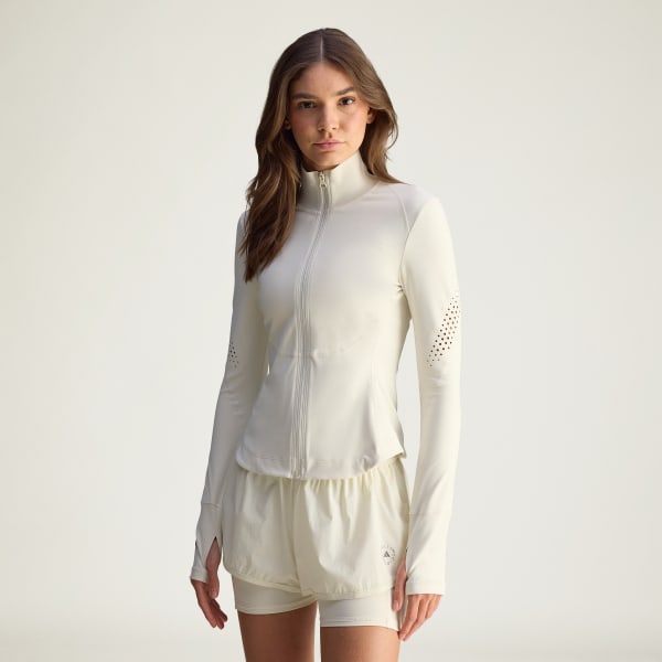 Beige Couche intermédiaire de training adidas By Stella McCartney