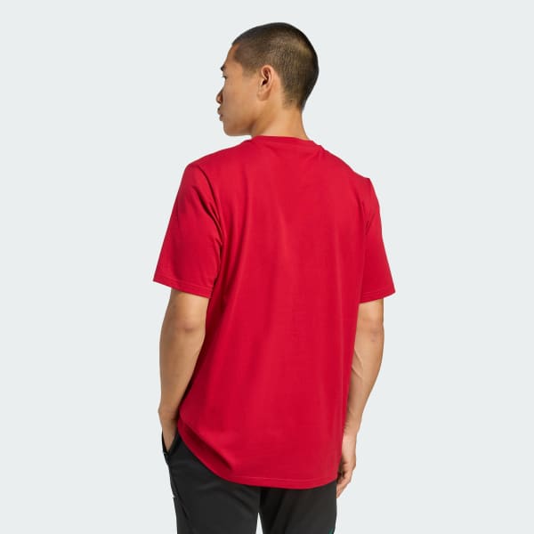 Merah Kaus Grafis Musiman Liverpool FC