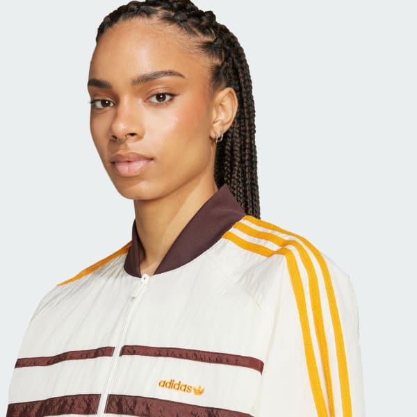Jaqueta '80s - Branco adidas | adidas Brasil Jaqueta '80s - Branco adidas | adidas Brasil