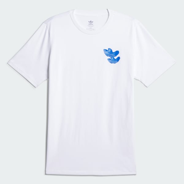 Blanco Polera Shmoofolio Monument Manga Corta