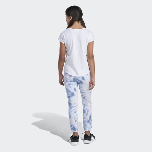 White PRINT FT JOGGER