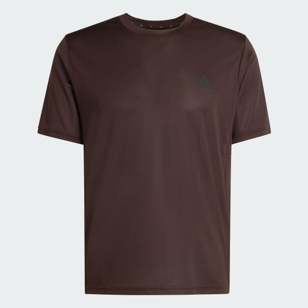 Brown WORKOUT ESSENTIALS BASE T-SHIRT
