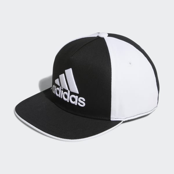 Adidas cap black sales and white