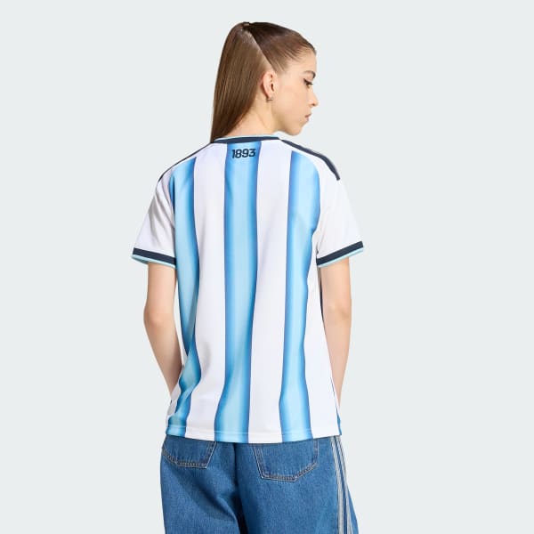 White Argentina 26 Home Jersey