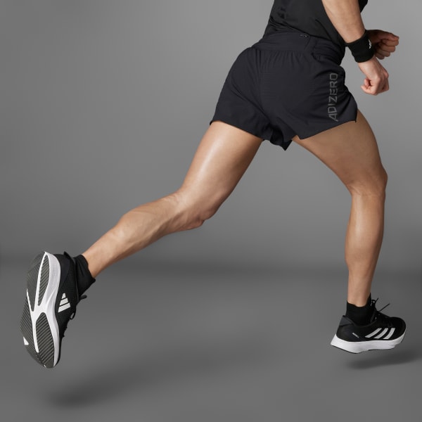 Negro Shorts Adizero Running Gel