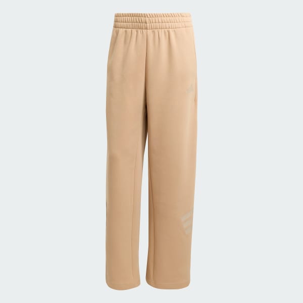 Bruin Future Icons 3-Stripes Open-Hem Broek