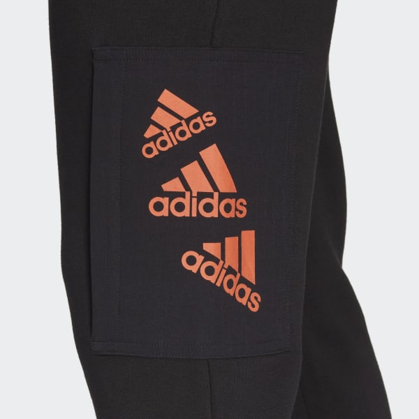 cerná Kalhoty Essentials BrandLove Fleece JVS19