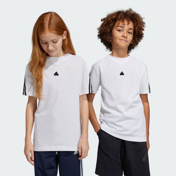 Hvid Future Icons 3-Stripes T-shirt