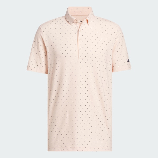 Pink ULTIMATE365+ MICRO PRINT POLO SHIRT