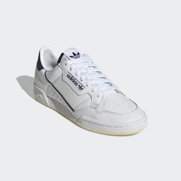 Adidas continental 80 full white on sale