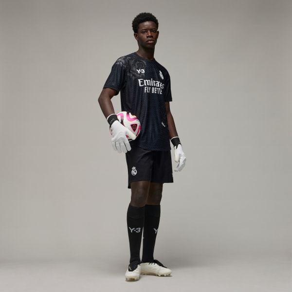 สีดำ กางเกงแข่งขาสั้นชุดที่สี่ Real Madrid 23/24