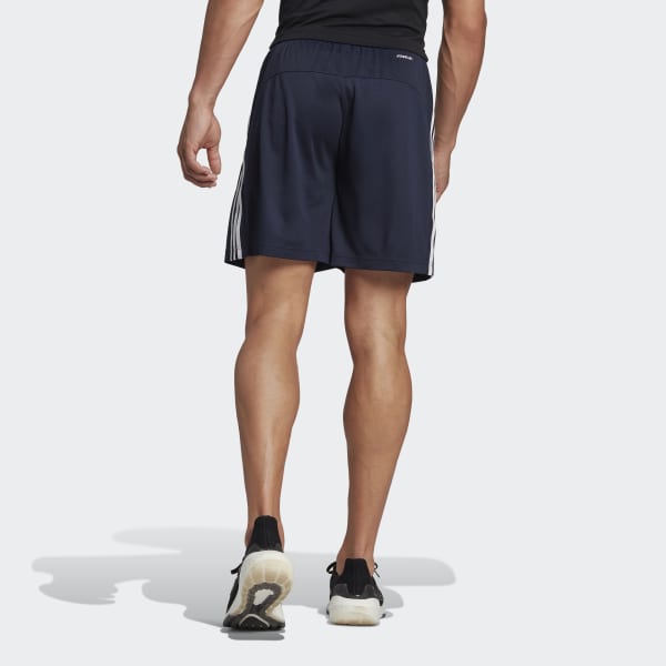 adidas Primeblue Designed to Move Sport 3-Stripes Shorts - Blue