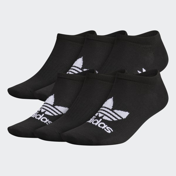 Black Classic Superlite No-Show Socks 6 Pairs