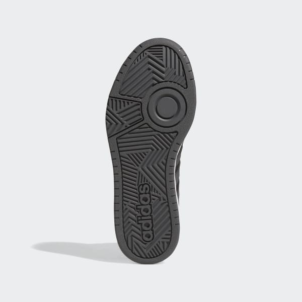Noir Chaussure Hoops 3.0 Mid Classic