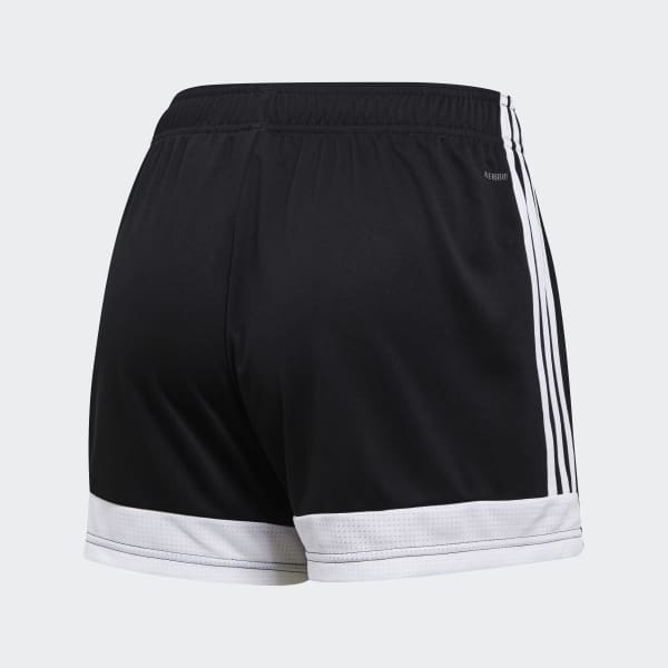 black adidas soccer shorts