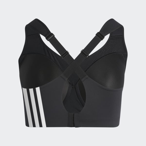 Schwarz adidas TLRD Impact Training High-Support Sport-BH