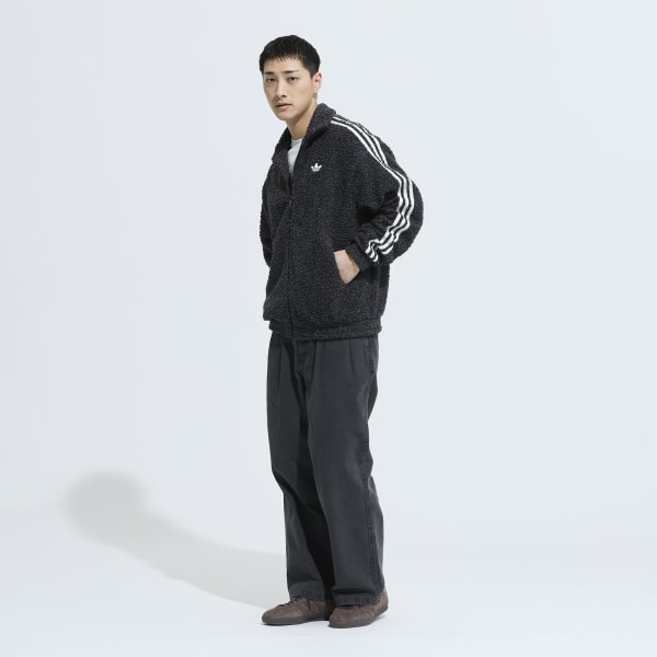 アディダス ブークレ ファイヤーバード トラックトップ - ブラック