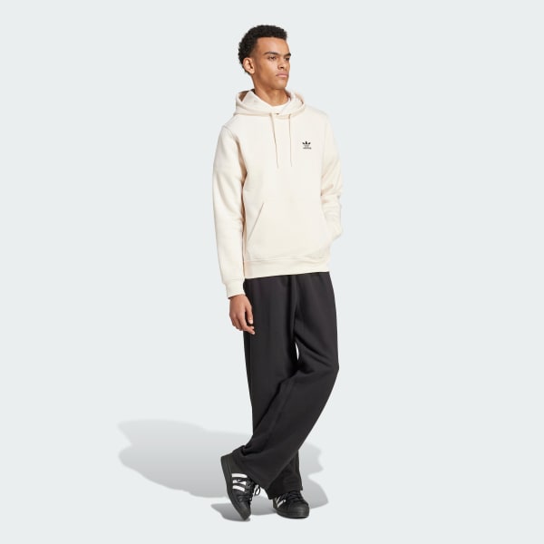 White Trefoil Essentials Hoodie