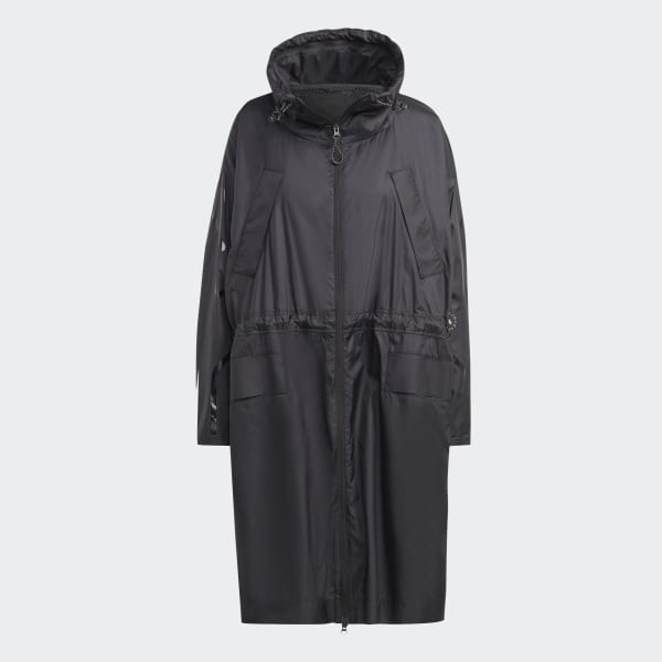 Svart adidas by Stella McCartney TrueCasuals Long Lightweight Parka