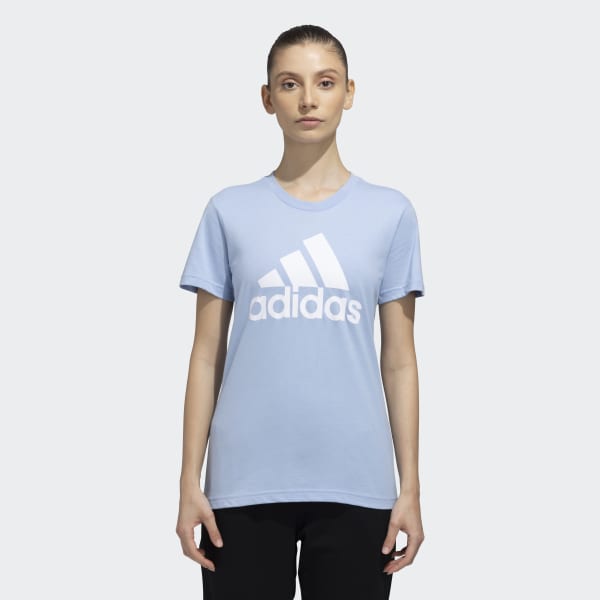 Adidas light blue t shirt on sale